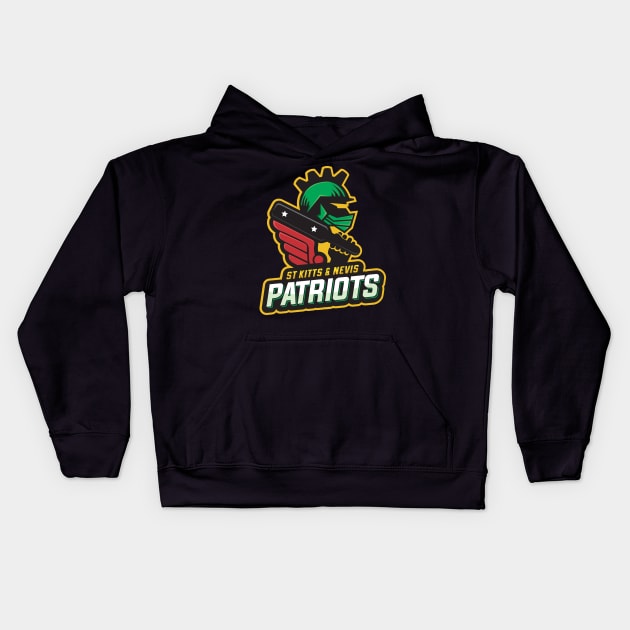 St Kitts and Nevis Patriots CPL T20 Kids Hoodie by rumsport